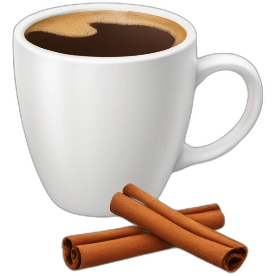 Coffee with cinnamon  emoji