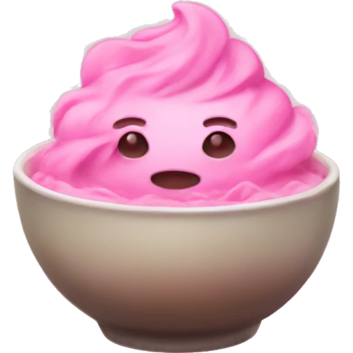 Pink matcha emoji