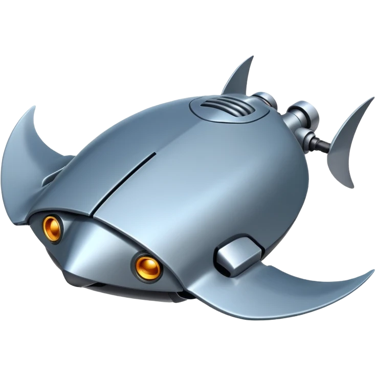 robotic stingray emoji