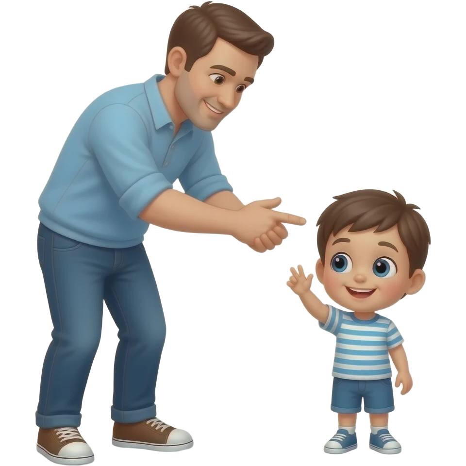 My Dad slap my child emoji