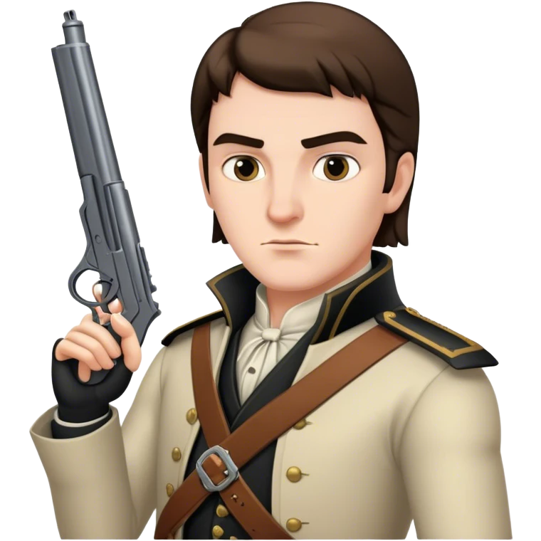 Lord Farquad with a gun emoji
