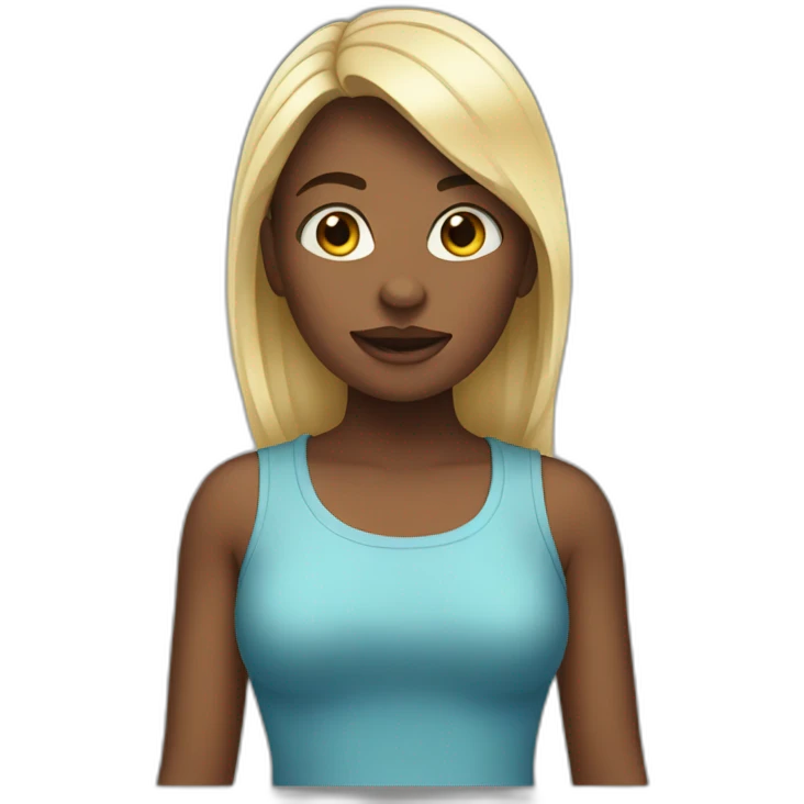 Girl without habits emoji