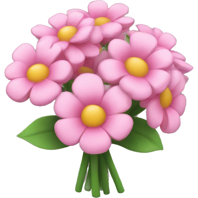 pink flower bouquet  emoji