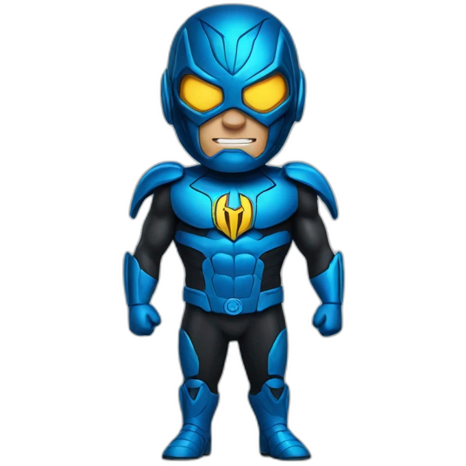 blue beetle superhero emoji