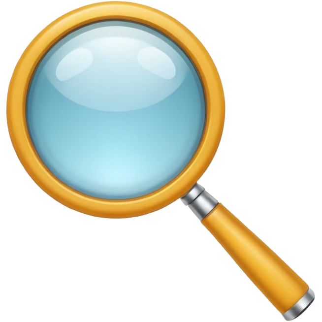 magnifying glass emoji