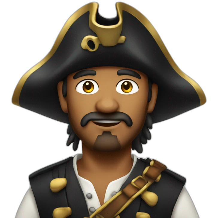 pirate on the island emoji