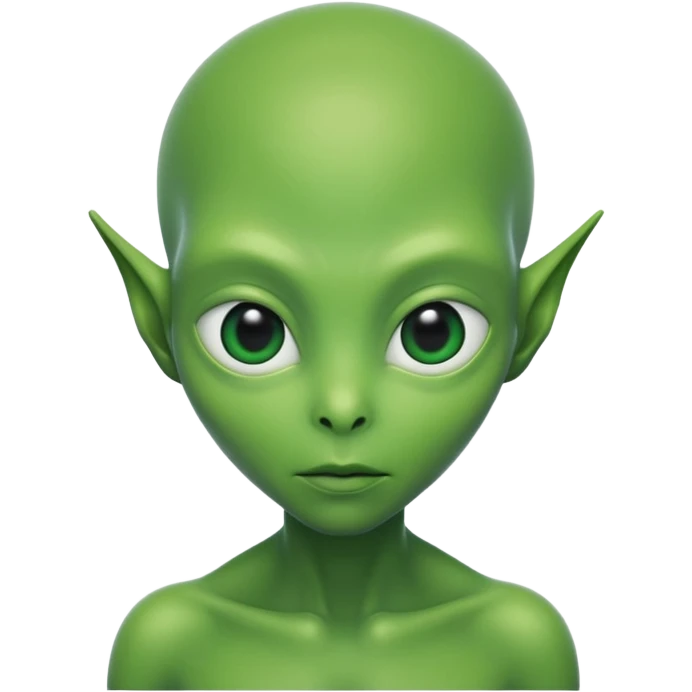 alien green emoji
