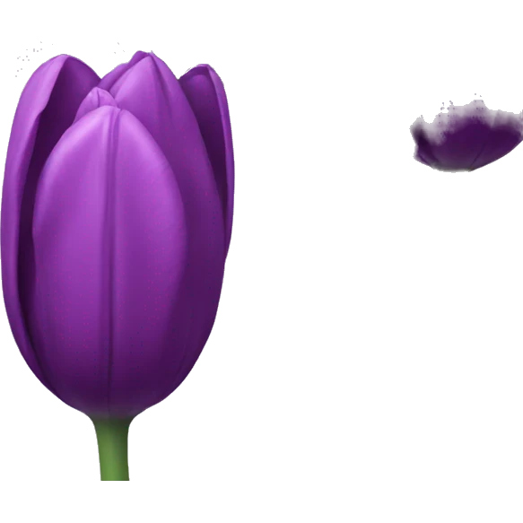 purple tulips  emoji