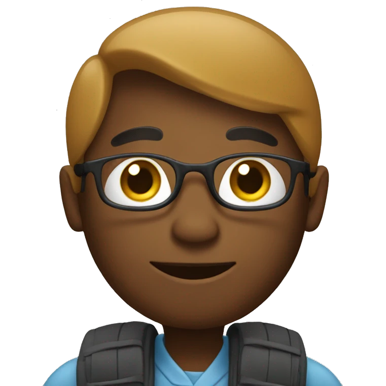 student with answers emoji
