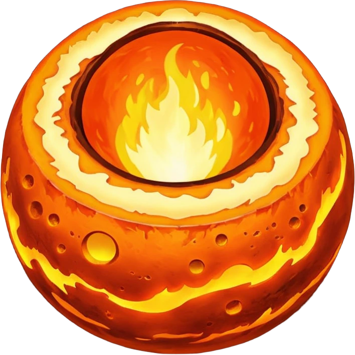A planet's core and mantle emoji