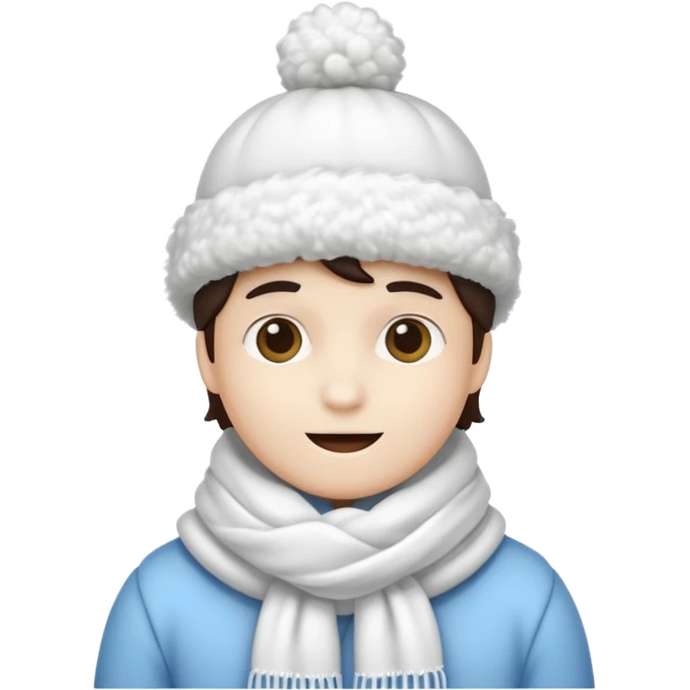 marshmallow guy with accessories emoji