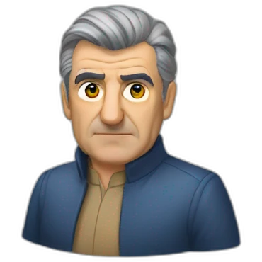 Jean Lassalle avec un gros nez emoji