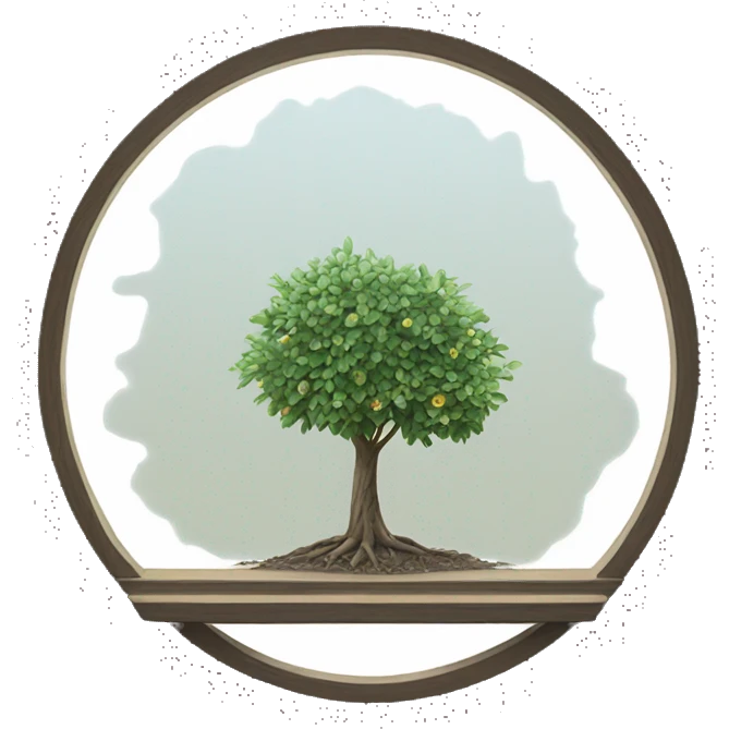 tree in window light emoji