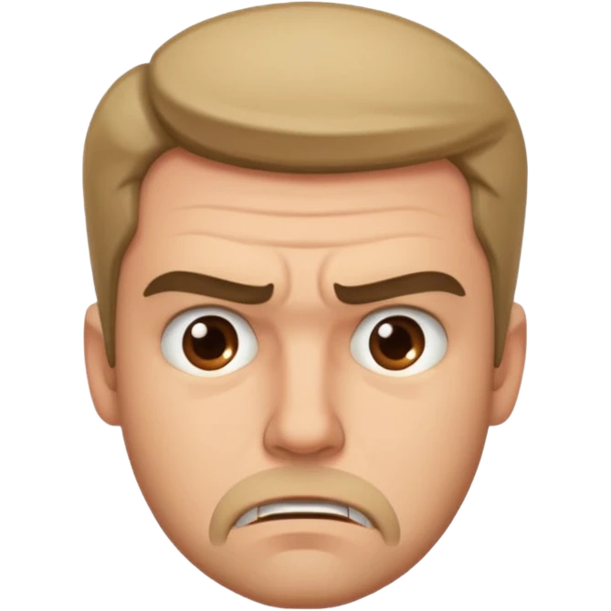 man frustrated emoji