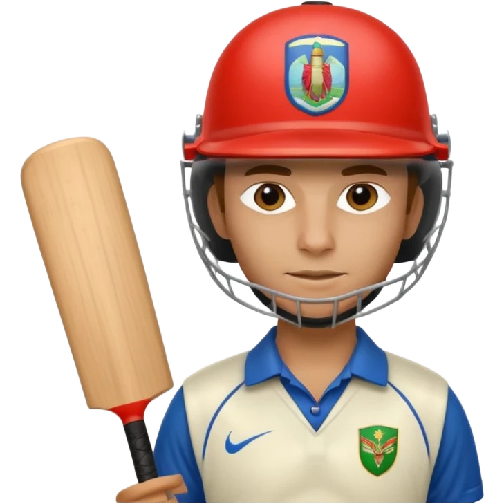 cricket batsman emoji