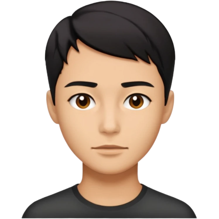 A person who has the sharpest jawline emoji