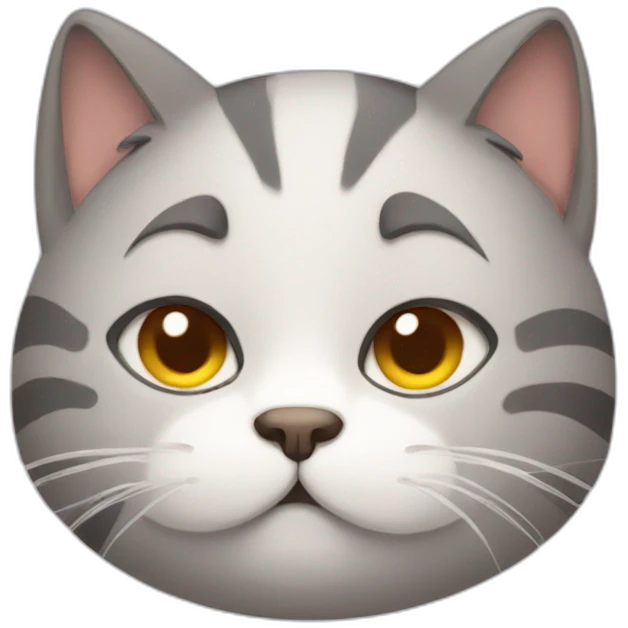 Sleepy cat emoji
