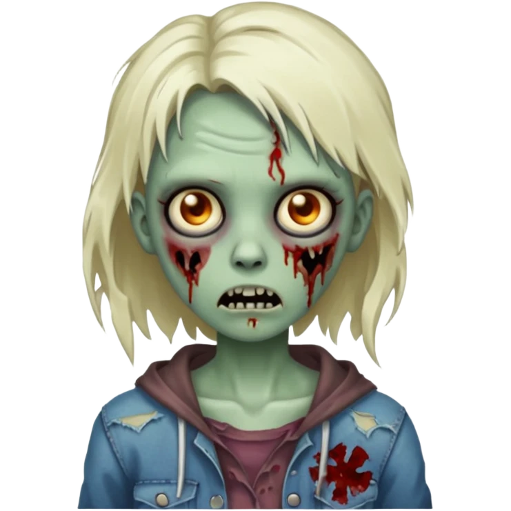 zombie girl emoji