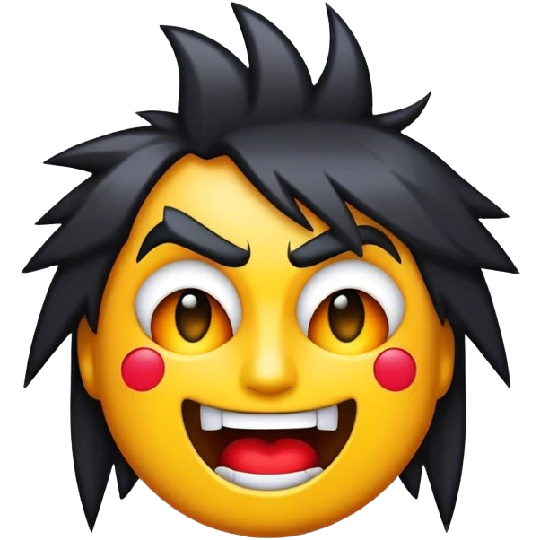 Cinematic Realistic Rock 'n' Roll Pop Culture Emoji, depicted with a dynamic portrayal of the rebellious spirit of rock music rendered with bold textures and vibrant, edgy lighting. emoji
