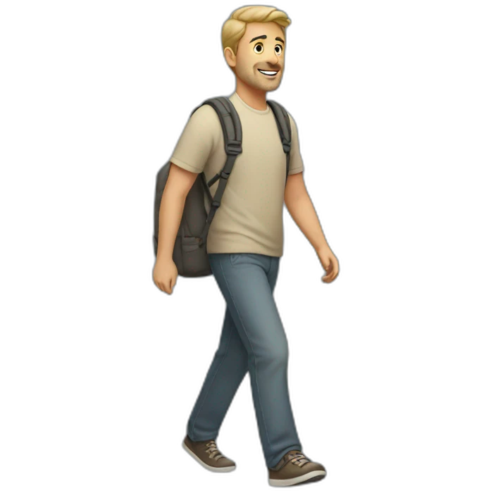 Walking dad emoji
