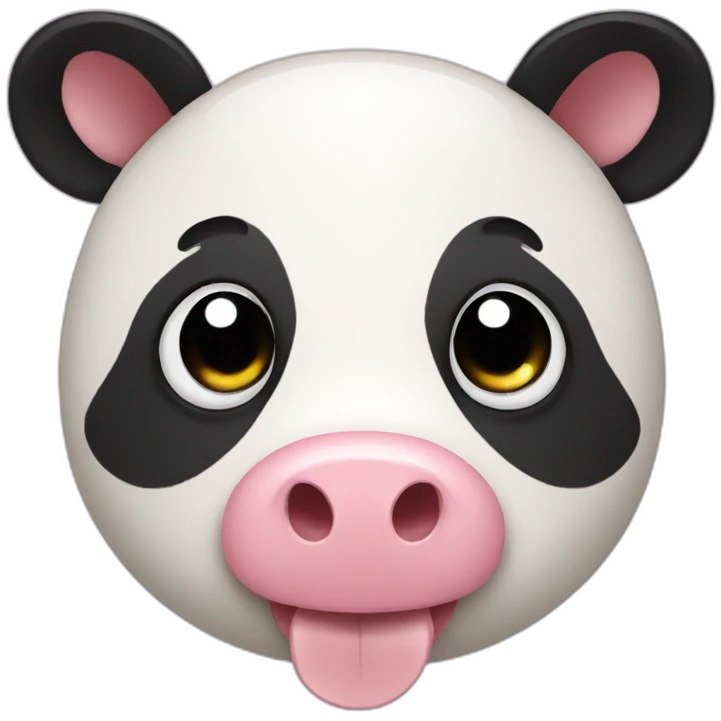 panda pig emoji