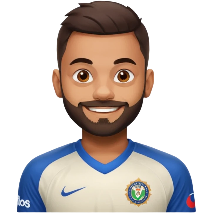 Virat kohli 18 jersey emoji