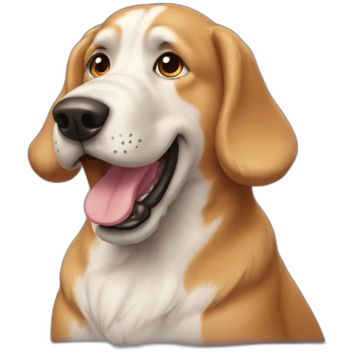 huge dog emoji