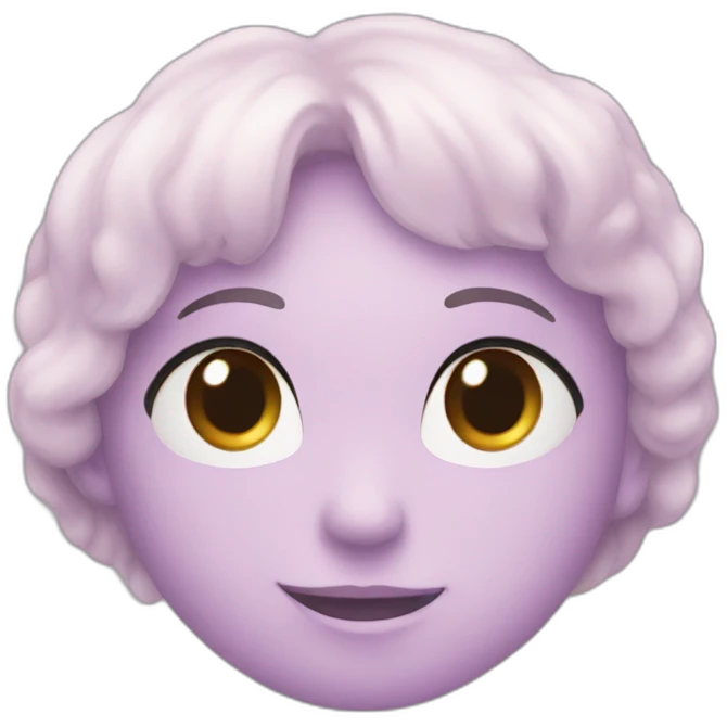 cœur mauve pastel  emoji