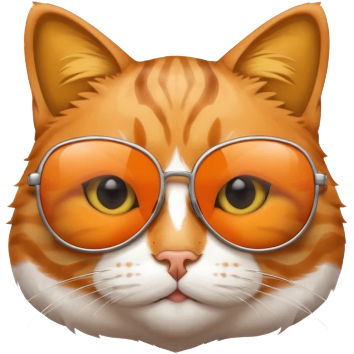 Cat wearing sunglasses emoji