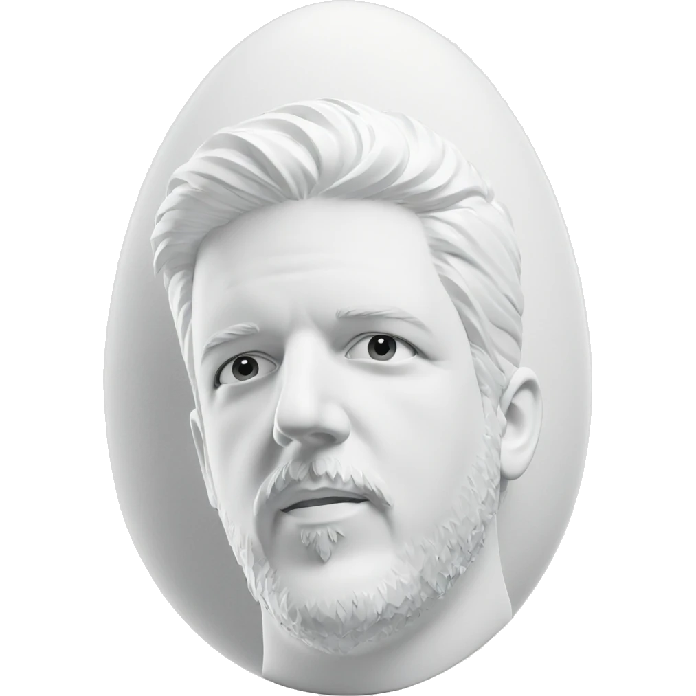 monochrome portrait of a boy emoji