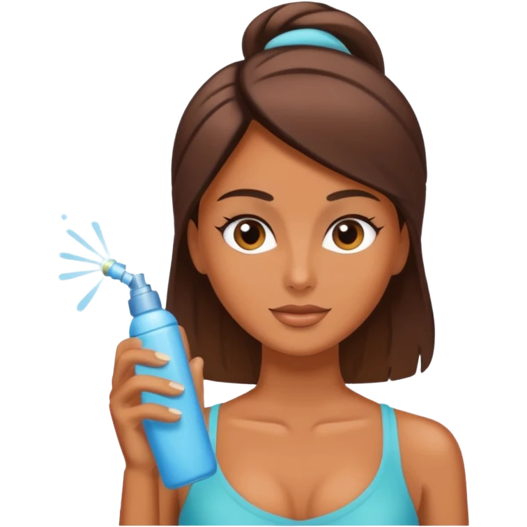 spray tan  emoji