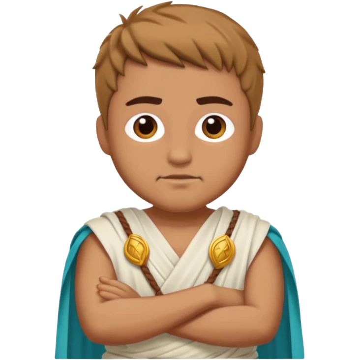 Ulysses from the Odyssey looking at me with crossed arms emoji