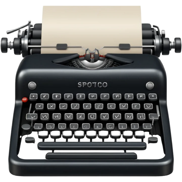Typewriter emoji