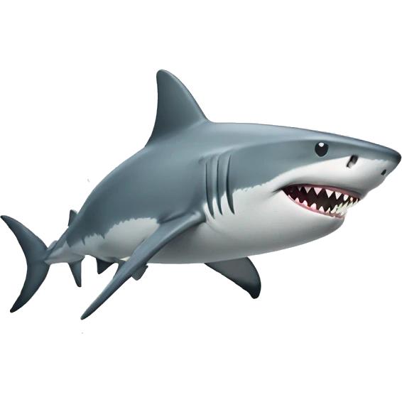 shark holding Gun emoji