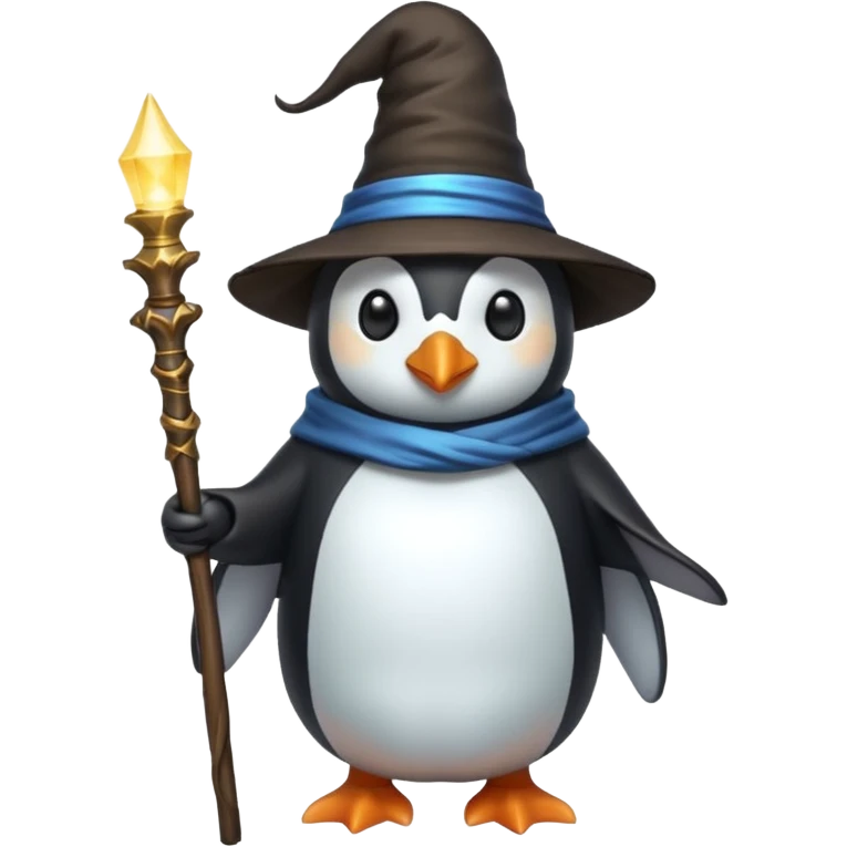 Penguin Wizard emoji