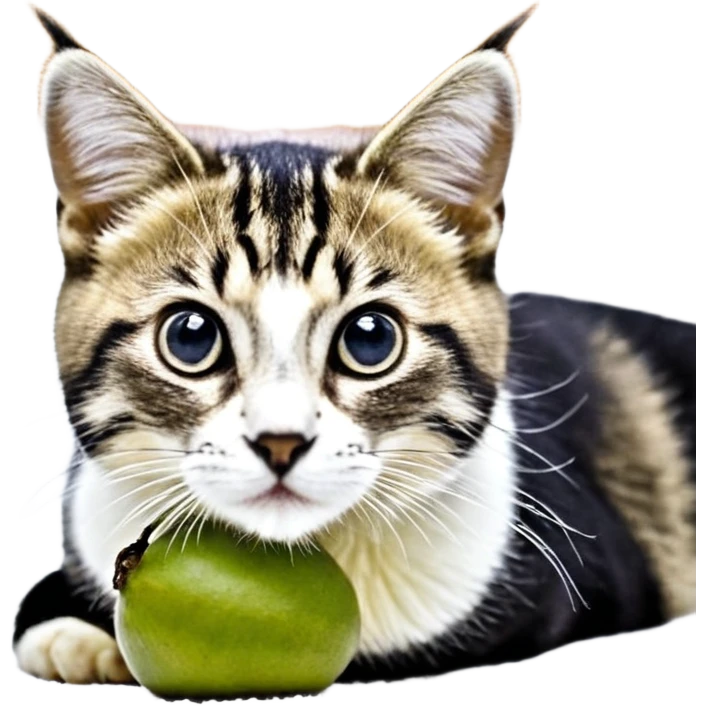 Нарисуй эмодзи для канала Юморкишас.Это веселый забавный рыжий кот с зелеными глазами, глаза и него веселые и озорные emoji