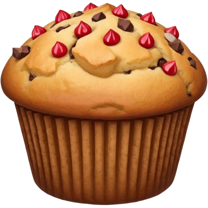 Delicious muffin emoji