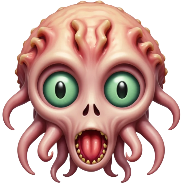 metamorphizing melted skin eldritch horror was never human emoji emoji