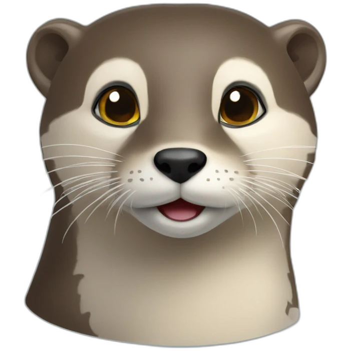 Loutre sur guépard emoji