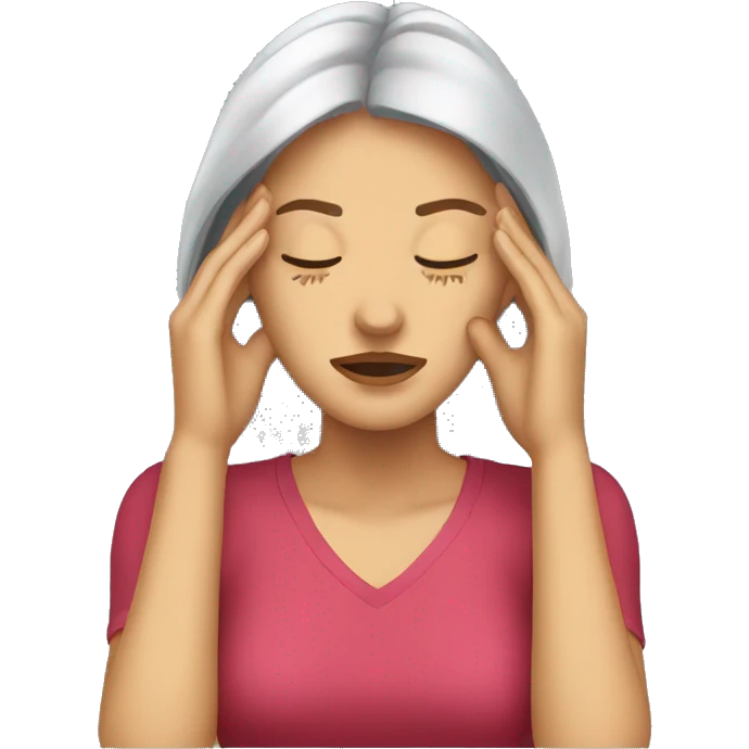 woman headache emoji