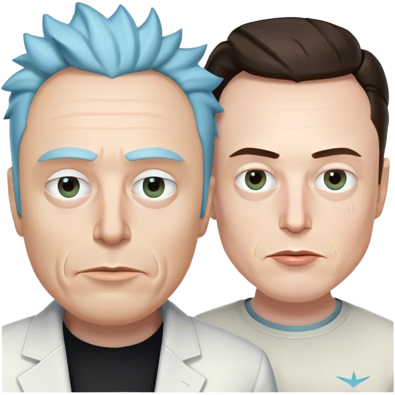 Rick sanchez & elon musk emoji