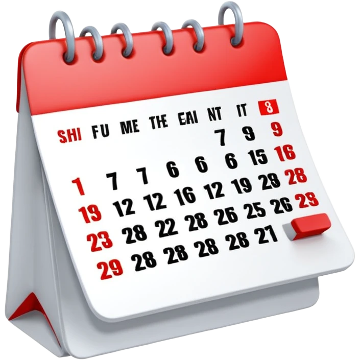 2026/ 03/ 08 Calendar 3D animation  Ai emoji