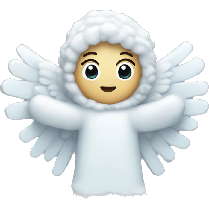 snow angel emoji