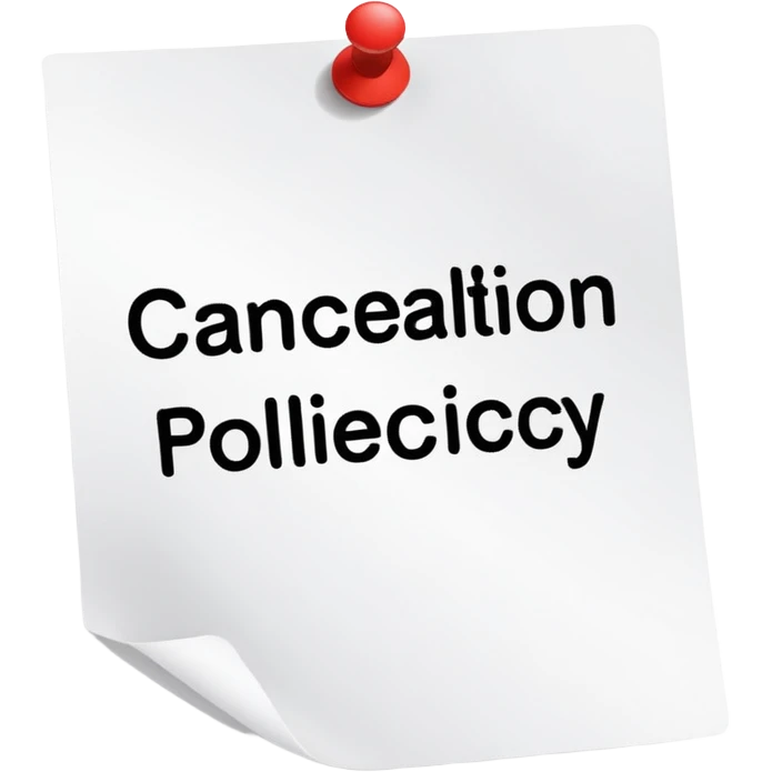 free cancellation policy emoji