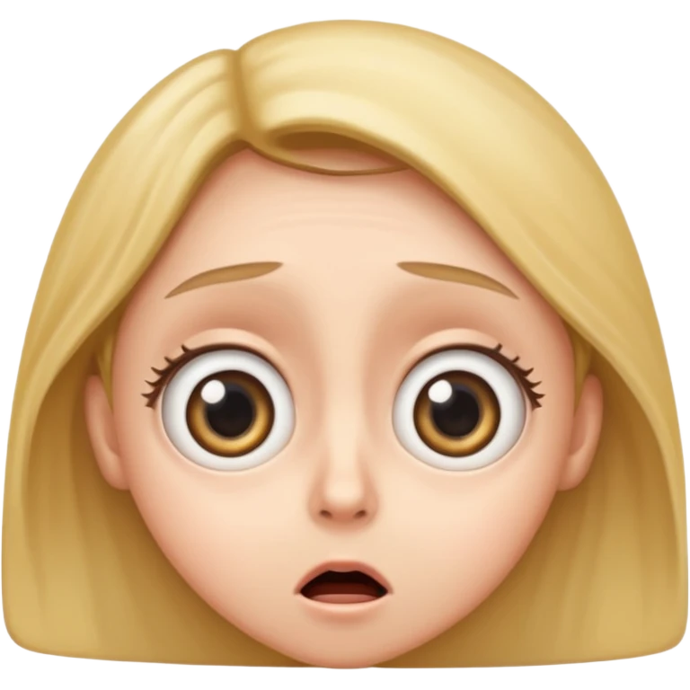 Original emoji Shocked face with wide a big eyes on his face emoji