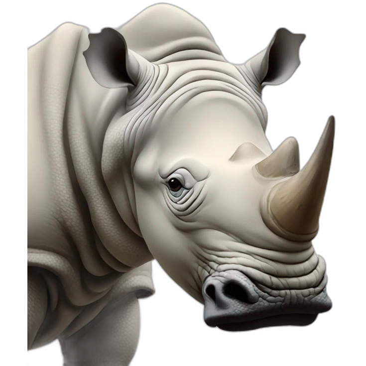 white rhino emoji
