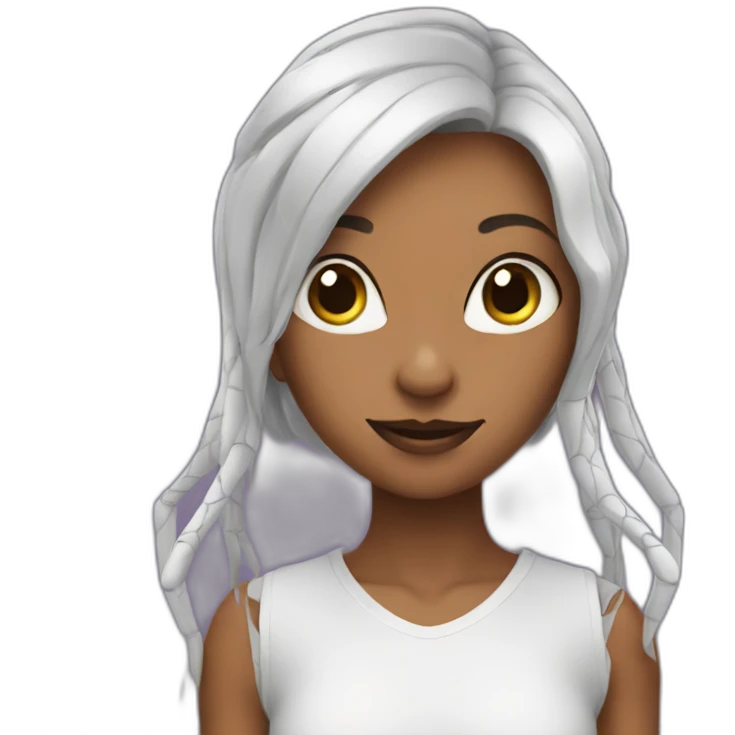 Spider girl emoji