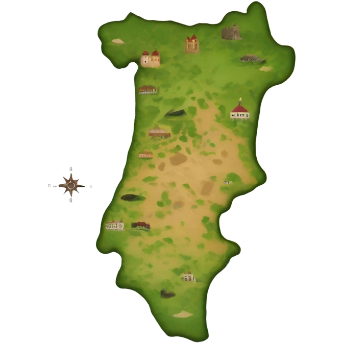 carte du portugal  emoji