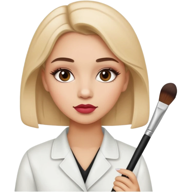 The cosmetologist girl was thinking emoji