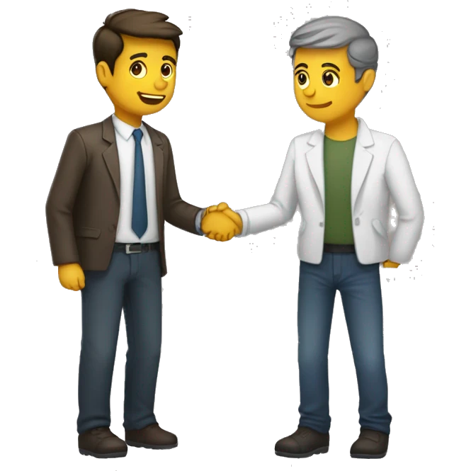 Duas pessoas se abraçando fazendo sinal de ok emoji
